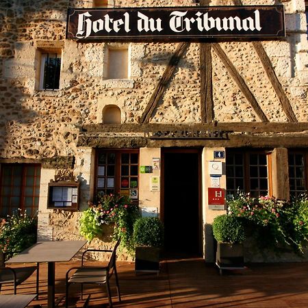 Logis - Hotel & Restaurant Du Tribunal Mortagne-au-Perche Buitenkant foto