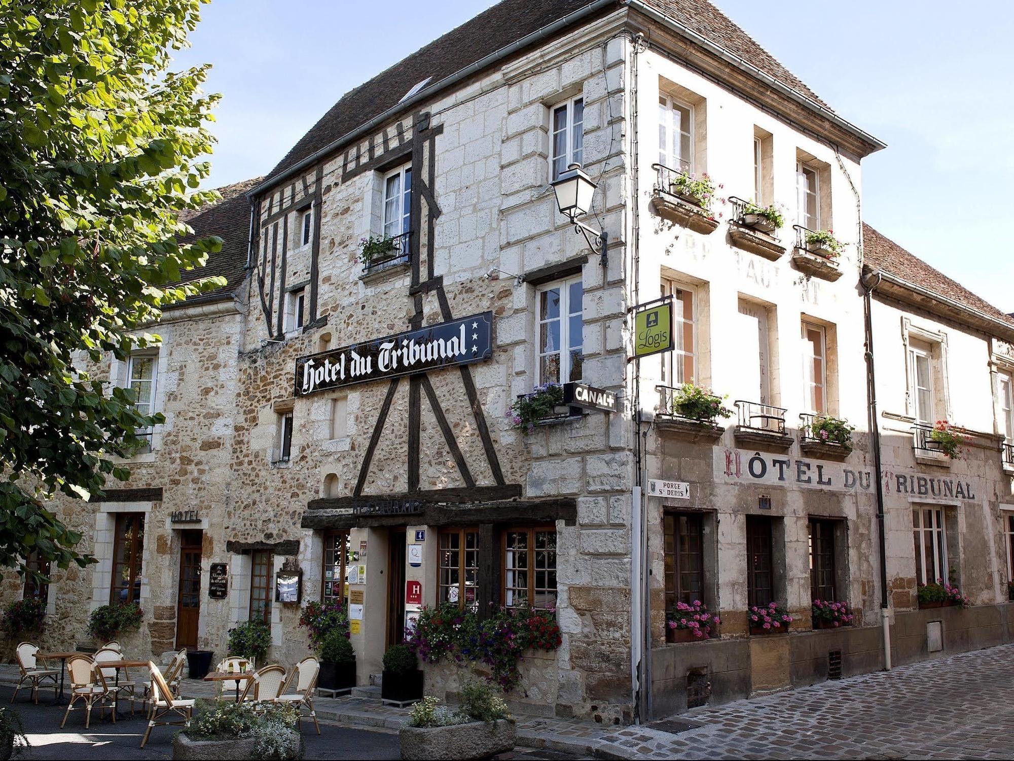 Logis - Hotel & Restaurant Du Tribunal Mortagne-au-Perche Buitenkant foto